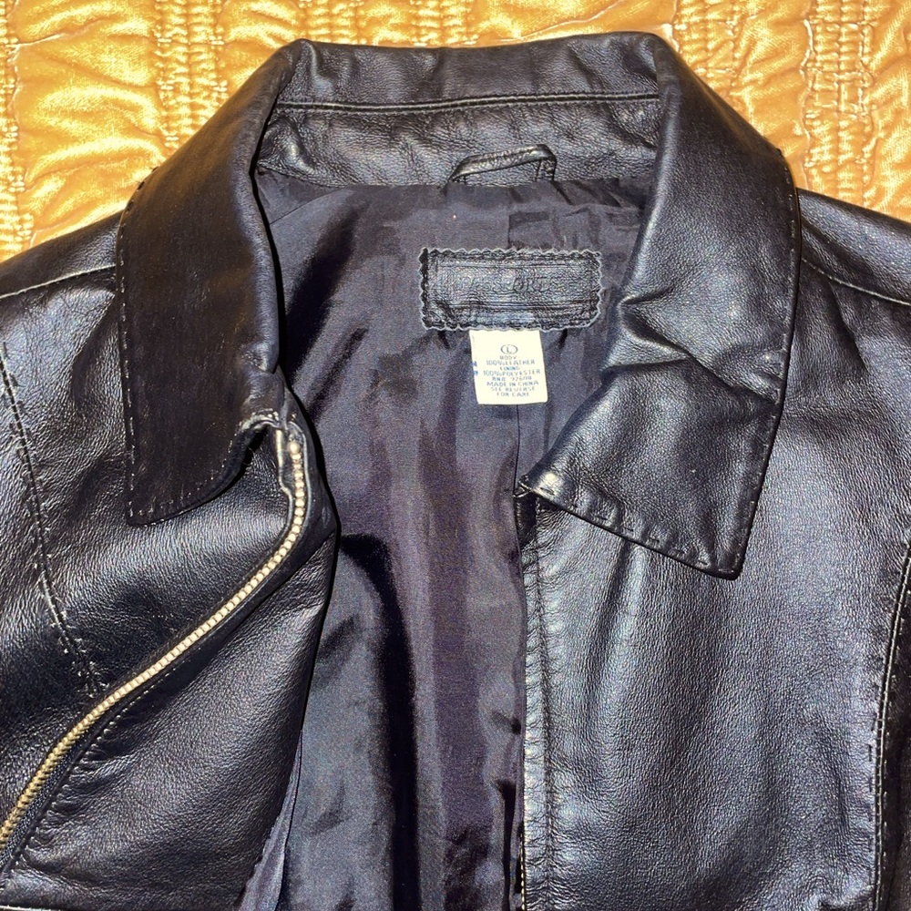Vintage Passport Leather Jacket.